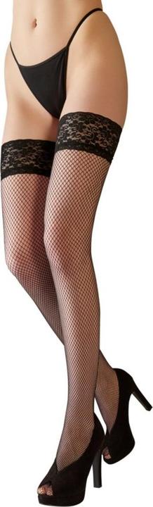 Actual product image Cottelli Collection Fish-net stockings hold up (5)