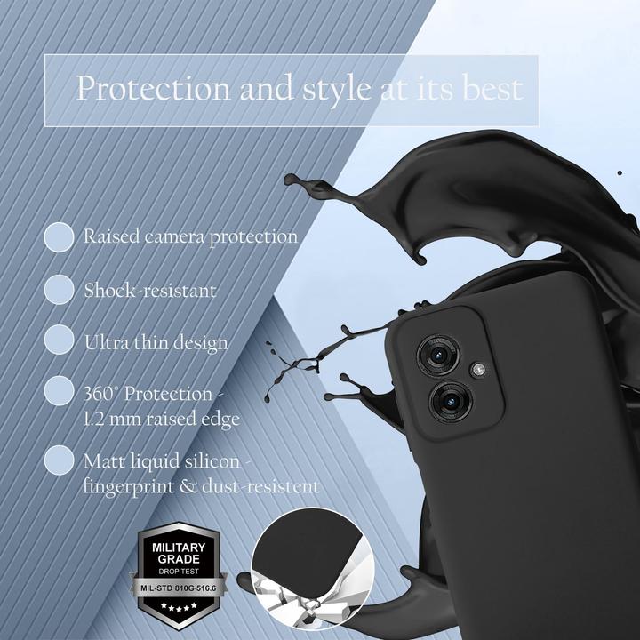 Produktbild Cadorabo Hülle für Motorola Moto G55 im Liquid Case Design (Motorola Moto C)
