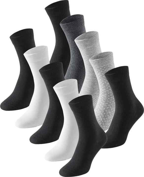 Schiesser Freizeitsocken Cotton Fit (10er Pack, 35 - 38)
