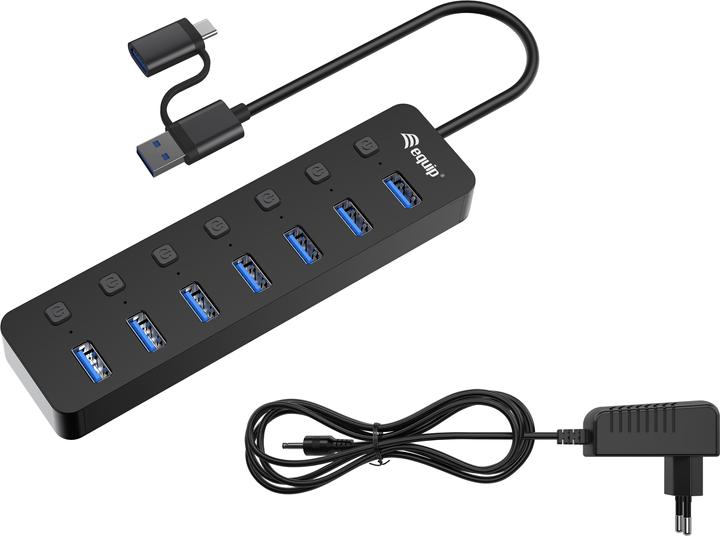 Produktbild equip 128965 (USB-A, USB-C, 7 Ports)