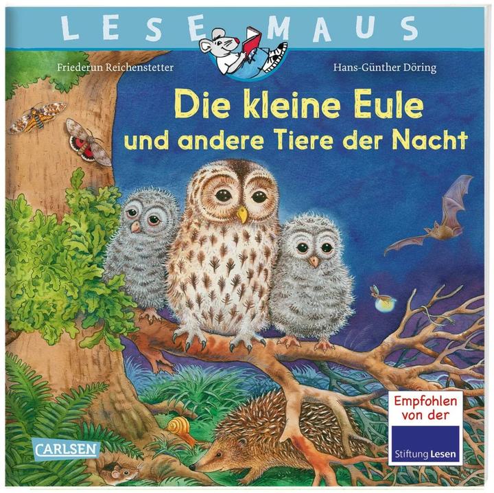 Image du produit LESEMAUS 174: Die kleine Eule und andere Tiere der Nacht (Allemand, Friederun Reichenstetter, Hans-Günther Döring, 2023)