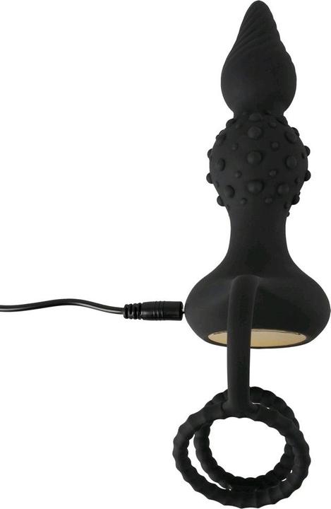 Actual product image Rebel RC Butt Plug with Cock & Ball Rings