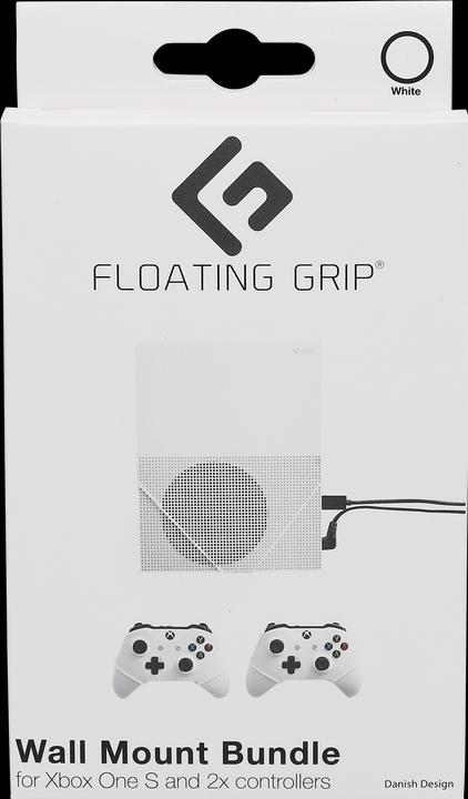 Produktbild Floating Grip Floating Grips Xbox One S and Controller Wall Mounts - Bundle (White) (Xbox One S)