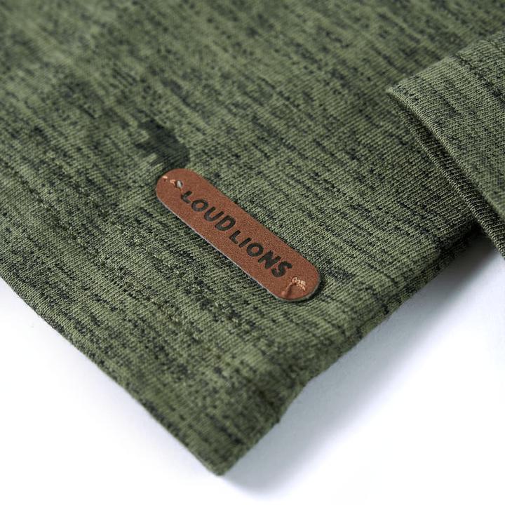 Immagine prodotto VidaXL Camicia da bambino kaki melange 140,Materiale: 80 % cotone. 20 (140)