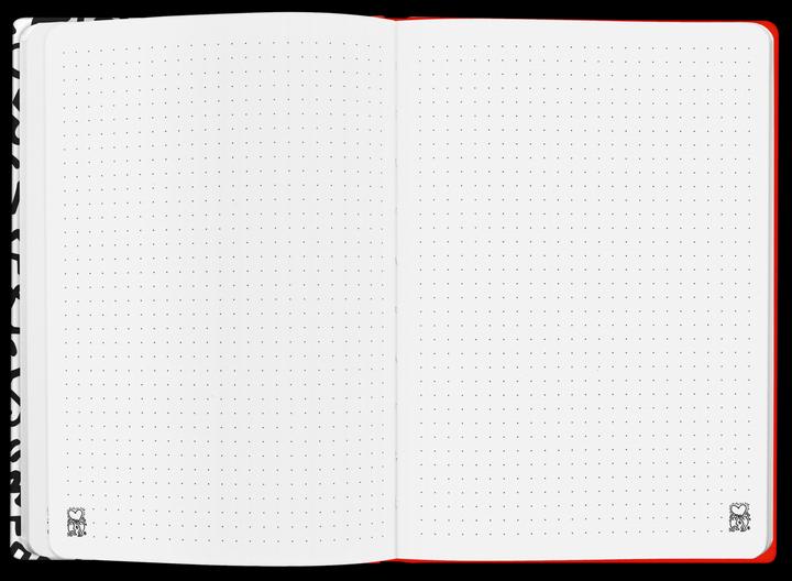 Produktbild Caran d'Ache Keith Haring Notizbuch Sonderedition (A5, Kariert, Harter Einband)