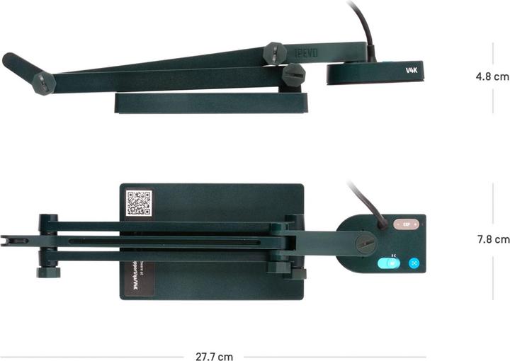 Image du produit Ipevo DOK DO-Cam-S Scanner Pad, OCR, V4K gris (USB)
