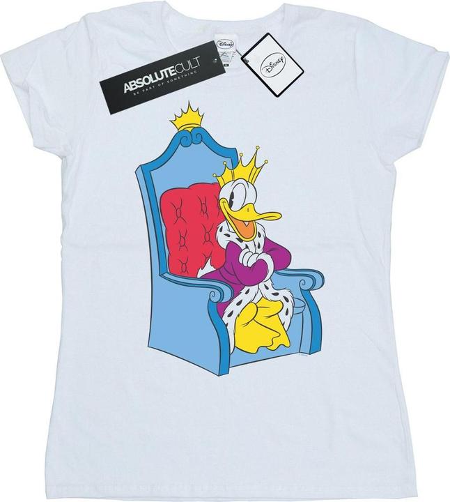 Actual product image Disney Womens/Ladies Donald Duck King Donald Cotton T-Shirt (M)