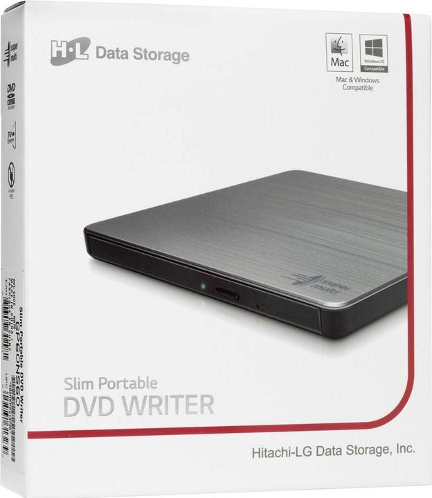 Produktbild LG H.L Data Storage Ultra Slim tragbarer DVD-Brenner GP60NS60 Schnittstelle USB 2.0, DVD±R (DVD Laufwerk)