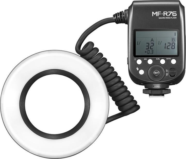 Godox MF-R76 (Macro flash, Canon, Nikon, Sony, Fuji, Olympus, Pentax, Panasonic)