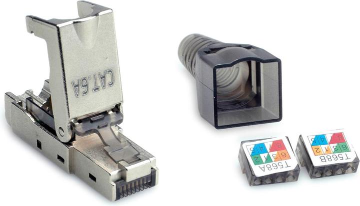 Value feldkonfekt. RJ45-St. Kat.6A STP (Netzwerkkabel Stecker)