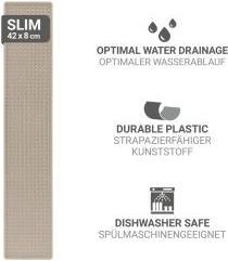 Actual product image Wenko Abtropfmatte Slim beige