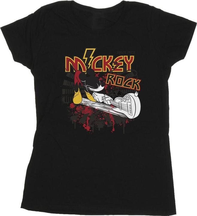Immagine prodotto Disney Mickey Mouse Smash Guitar Rock Maglietta Donna (M)