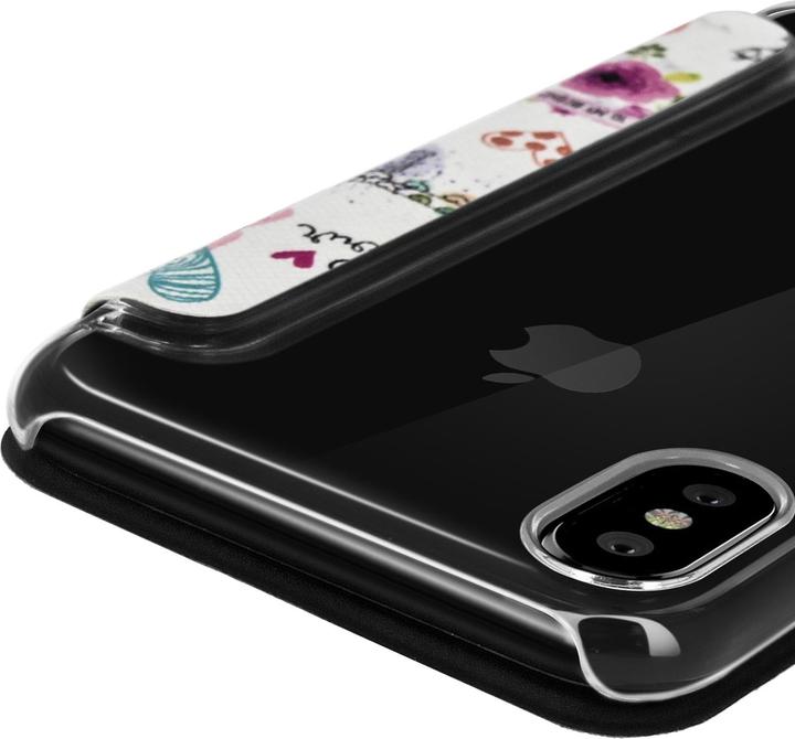 Immagine prodotto Akashi Flip-Schutzhülle Brieftasche mit Kartenfach iPhone X – – Paris mon Amour (Apple iPhone X)