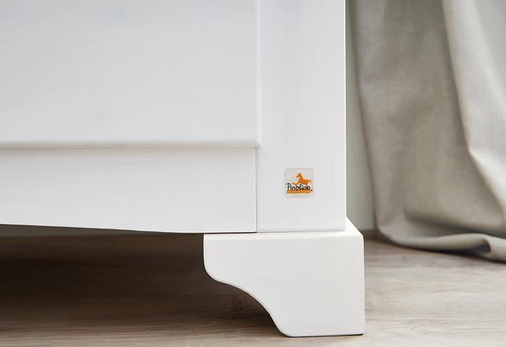 Produktbild Pinolino Kinderzimmer 'Pino' extrabreit gross (Babybett, Wickelkommode, Kinderkleiderschrank)