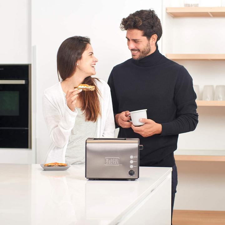 Produktbild Black & Decker & Decker BXTO900E Toaster 2 Scheibe(n), Edelstahl