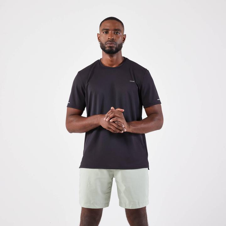 Immagine prodotto Kiprun Maglietta da running traspirante a maniche corte da uomo - Run 500 Dry nero (L)