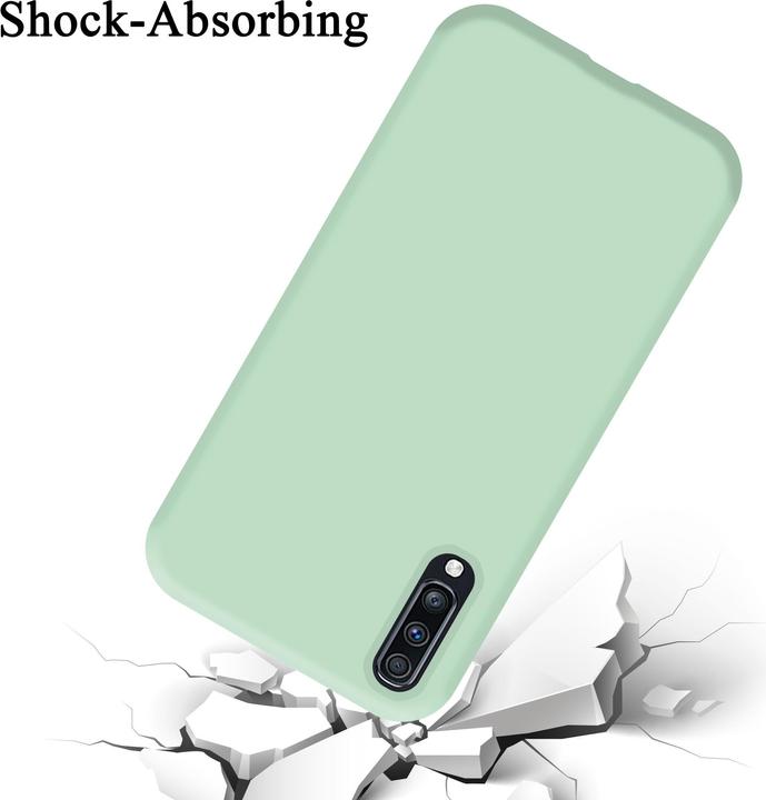 Actual product image Cadorabo TPU Liquid Silicone Case Cover (Samsung Galaxy A70S, Samsung Galaxy A70)