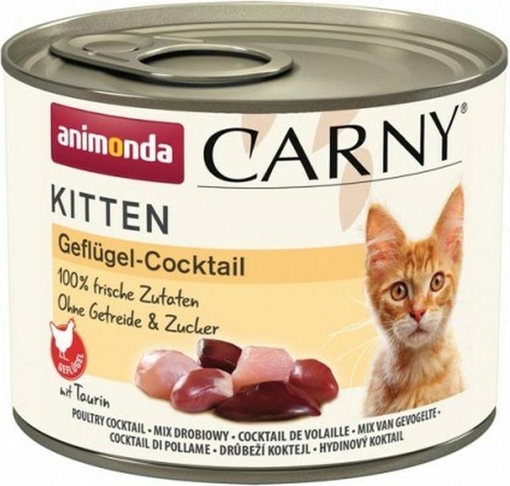 Actual product image animonda Carny Kitten Poultry Cocktail - Wet Cat Food - 200g (Junior, 1 pcs., 200 g)