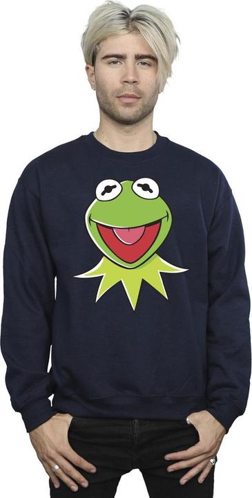 Actual product image Disney Mens Muppets Kermit Head Sweatshirt (S)