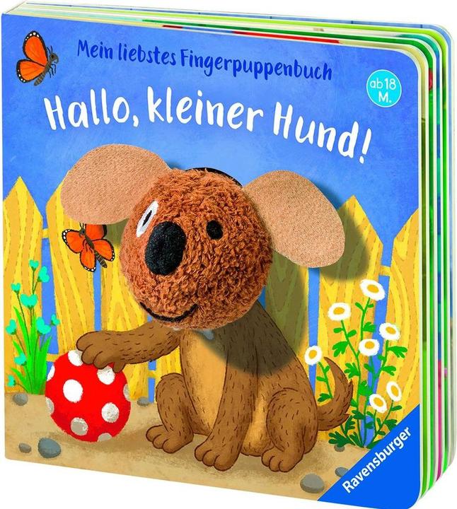 Actual product image Ravensburger My favourite finger puppet book: Hello, little dog (German)