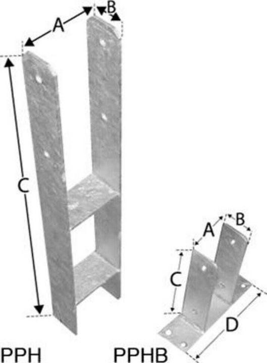 Actual product image Simpson Sst Post anchor (1 pcs.)