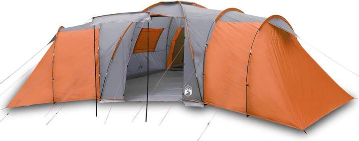 Produktbild VidaXL Campingzelt 12 Personen & Orange 840 x 720 x 200 cm 185T Taft (Kuppelzelt, 24.50 kg, 9+ Personen)