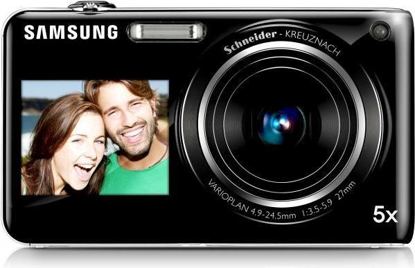 Samsung ST600, 14 MP, 5x Zoom, Dualdisplay, HD-Movies, Black (1/2,3'')