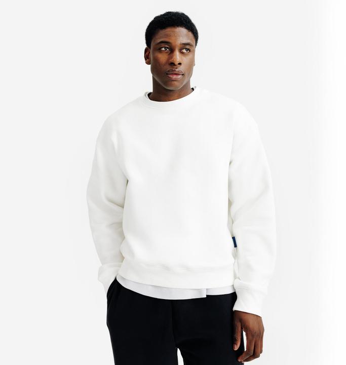 Produktbild Decathlon Sweatshirt Herren Oversized Rundhals - weiss (XL)