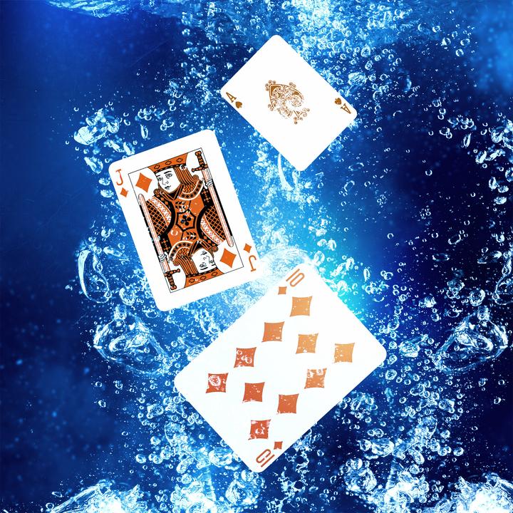 Actual product image Relaxdays Poker Playing Cards (German, French, Italian, English)