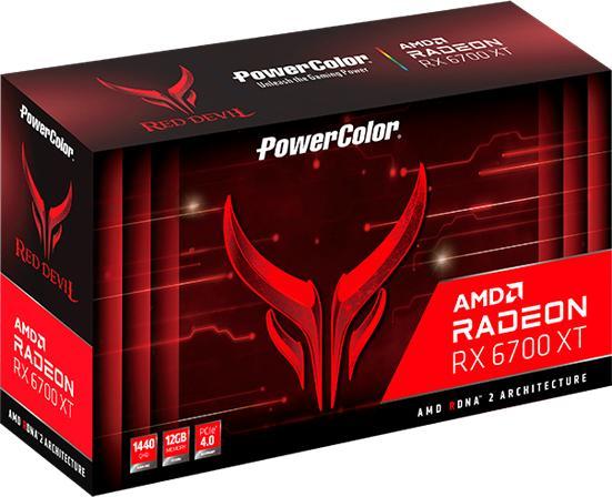 Actual product image Powercolor Radeon RX 6700 XT Red Devil (12 GB)