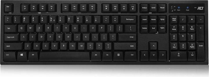 Actual product image AC5700 Keyboard RF Wireless QWERTY US International Black (Eng. Int., Wireless)
