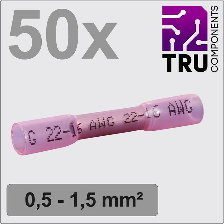 Tru Components TC-12888400 Stossverbinder mit Schrumpfschlauch 0.5 mm² 1.5 mm² Vo