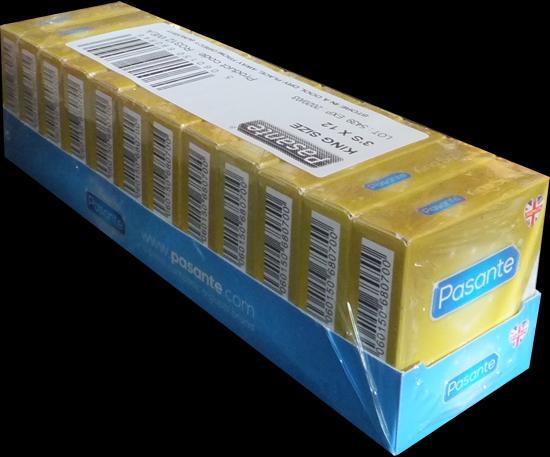 Produktbild Pasante King Size» (Vorteilspack!) 12x3 extra grosse XXL-Kondome für Männer, die mehr Platz brauchen (36 Stk.)
