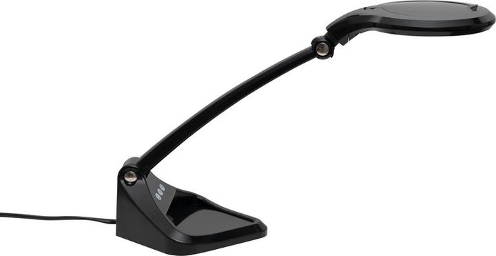 Actual product image Maul LED magnifier lamp MAULiris, dimmable, 470 lumen, 7 W, black (470 lm)