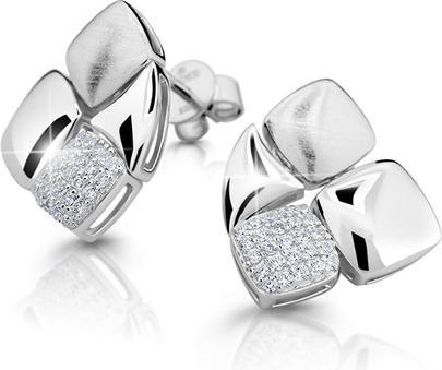 Actual product image Modesi Design of silver earrings M23046