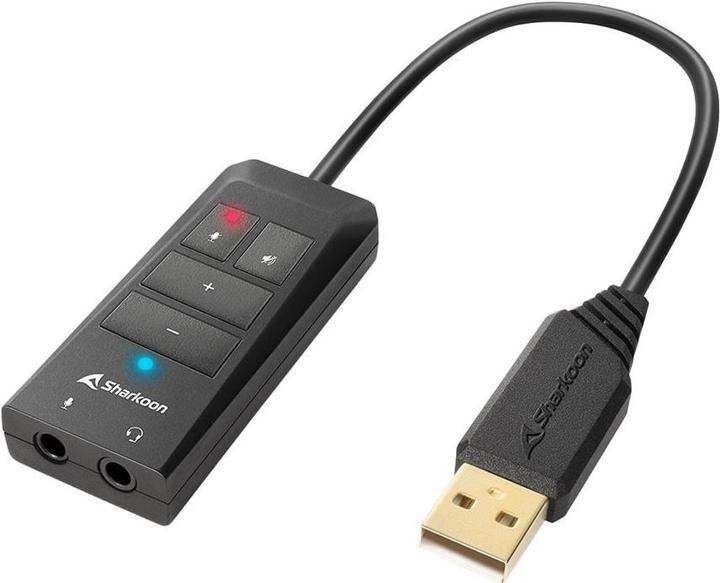Actual product image Sharkoon 4044951034215 Audio card 7.1 channels USB (USB)