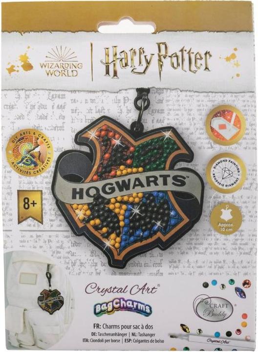 Immagine prodotto Craft Buddy Distintivo di Hogwarts, ciondolo artistico in cristallo