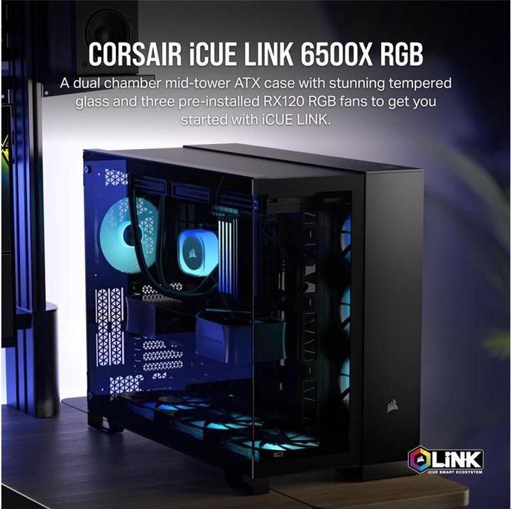 Actual product image Corsair iCUE 6500X RGB (ATX, Mini-ITX, mATX)