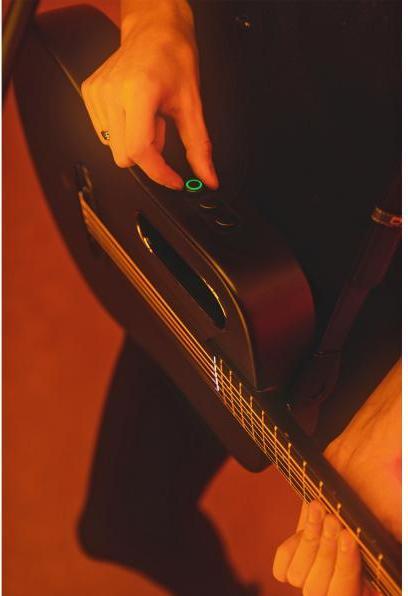 Actual product image Lava Music Guitar Me Air 36 inch Space Black (Acoustic guitar set, Carbon fibre)