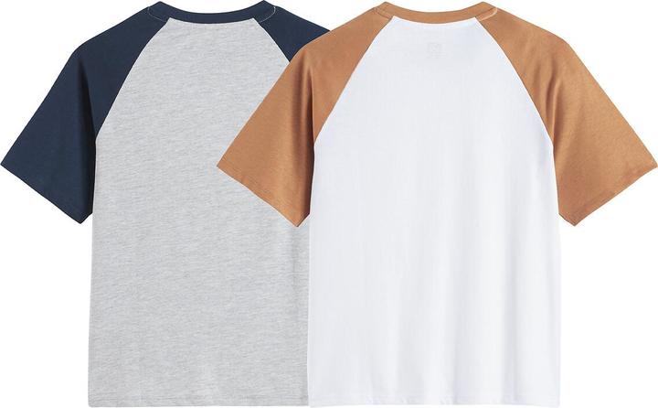 Actual product image La Redoute Collections 2er-Pack T-Shirt mit kurzen Ärmeln (140)