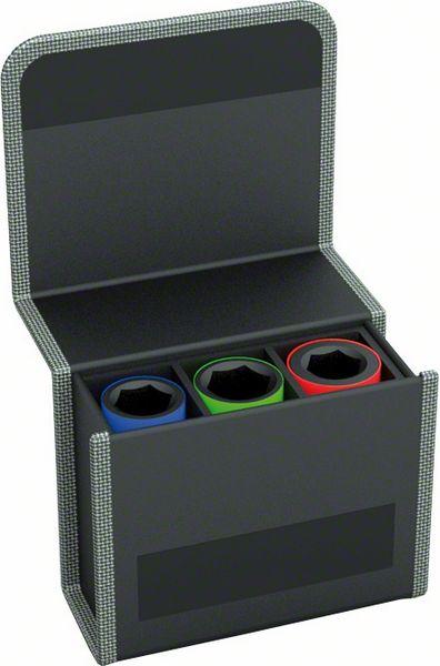 Immagine prodotto Bosch Professional Zubehör Set di chiavi a bussola, 3 pezzi, 17/19/21 mm (17 mm, 21 mm, 19 mm)