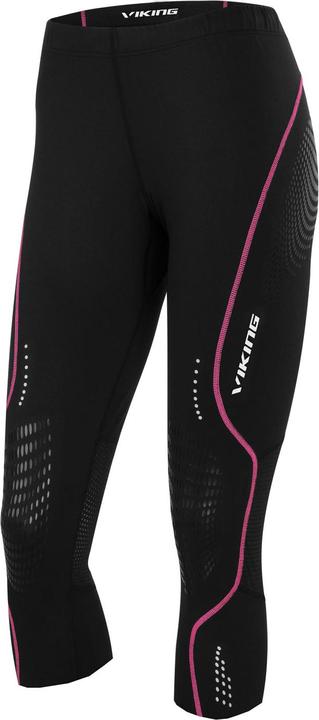 Vikingsports VIKING Funktionshose Laufhose Leggings Damen 3/4 - schnell trocknend und atmungsaktiv - für Jogging (XS)