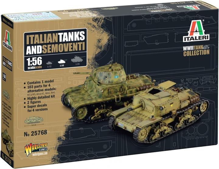 Image du produit 1:56 Chars italiens & Semoventi