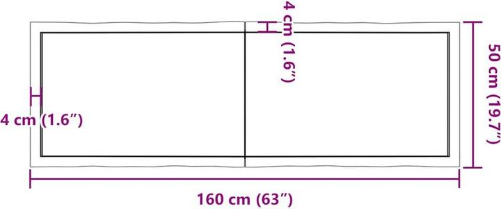 Produktbild VidaXL Aneta (160 x 50 x 6 cm)