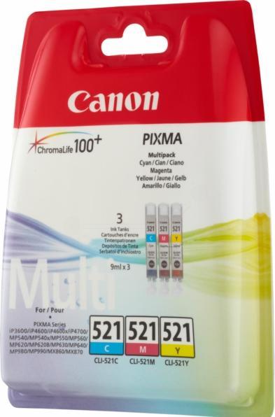 Immagine prodotto Canon CLI-521 (M, C, Y)