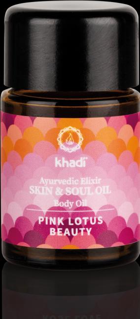Actual product image Khadi Body oil Pink Lotus Beauty 10 ml (Body oil, 10 ml)