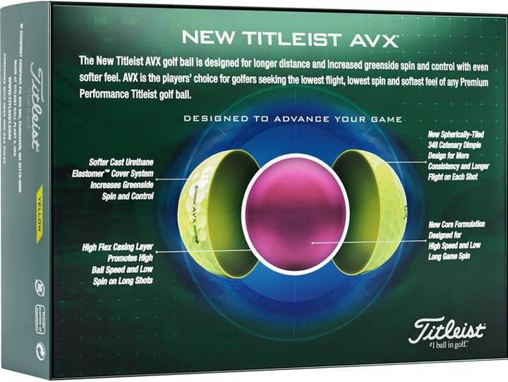 Produktbild Titleist AVX yellow (22)