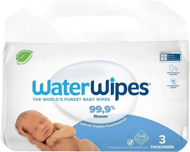 WaterWipes Feuchttücher (144 Stück)