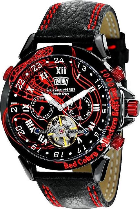 Calvaneo 1583 Astonia Red Cobra Collectors automatik (44 mm)