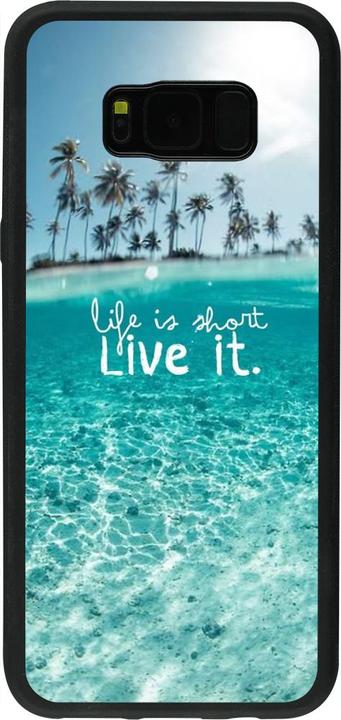 Actual product image PhoneLook Cover Silicone black Summer 18 24 (Samsung Galaxy S8+)